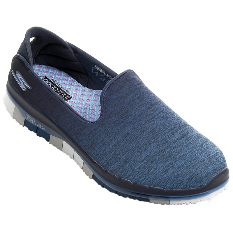 skechers go flex azul